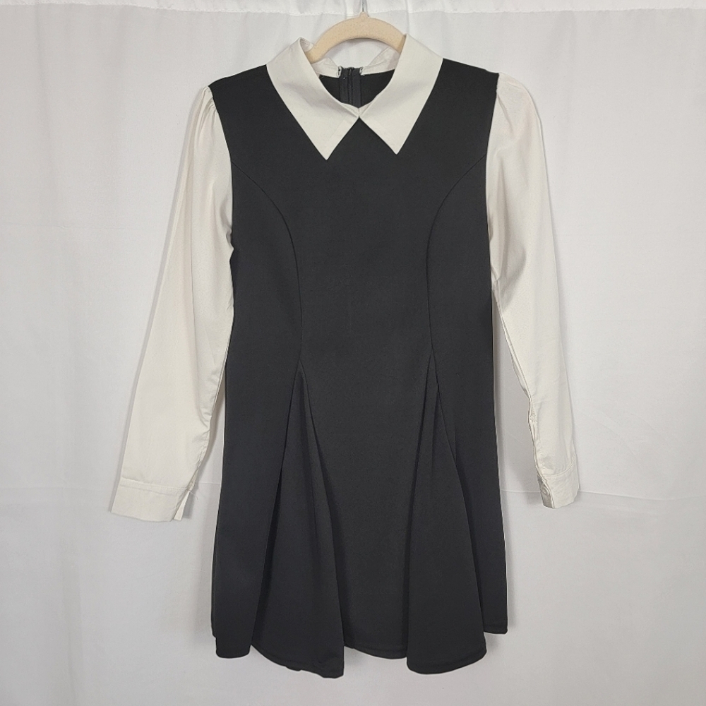 Classic Black & White Women's Dress #2675